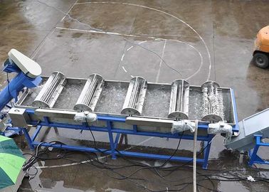 注文の電圧プラスチック洗浄ライン高容量150-200 kg/h 45kwの粉砕機