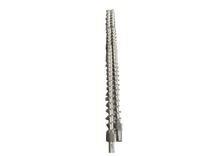 POMポリ塩化ビニールの押出機はPEの堅いスクラップ125mm*170mm*2900mmのサイズをねじで締め、突進します